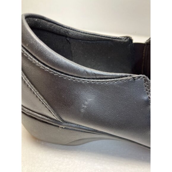 Clarks Collection Black Leather Womens Shoes Size 10 - Picture 13 of 14